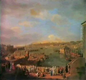 Vue Du Port De Genes