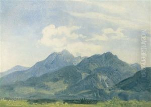 Blick Auf Den Wendelstein Und Breitenstein by Alois Bach