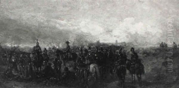 Preusische Truppen Mit Kaiser Wilhelm I. - view 1