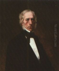 Portrait Of A Gentleman With Prominent Sideburns Portrait Of A Gentleman With Prominent Sideburns