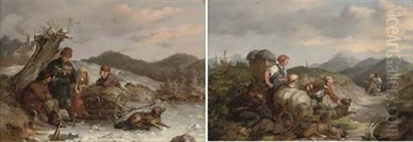 A Rest On The Way, Summer (+ A Rest On The Way, Winter; Pair) - view 1