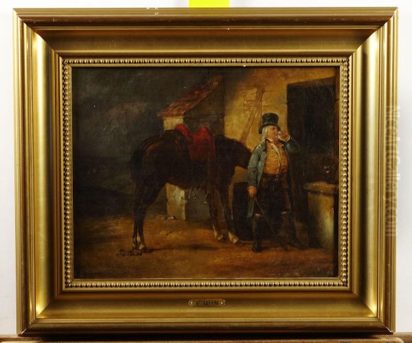 Figurscen Medhast Och Ryttare - view 1