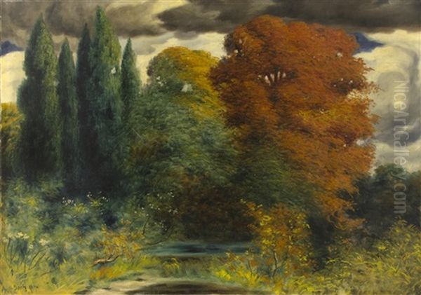 Herbstliche Waldlandschaft - view 1
