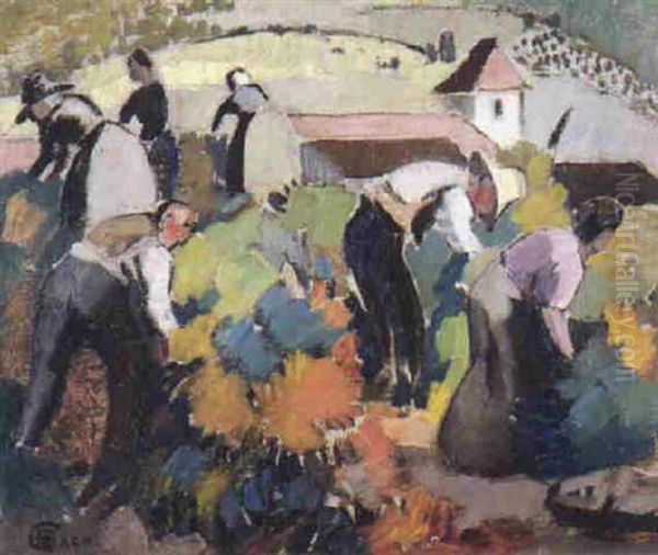 Les Vendanges (marcillac Lot) - view 1