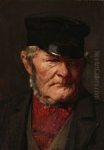 Portrait Of A Man Wearing A Brown Coat