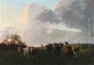 Koer Pa Marken by Otto Bache