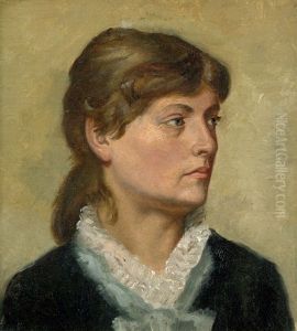 Portrat Der Malerin Sofie Holten (1858-1930)