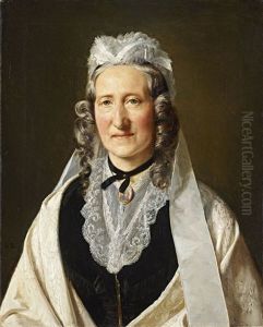 Portrait Of A Man And A Woman (pair)