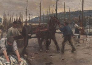 On The Quayside by Otto Bache
