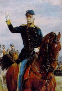 Portraet Af Generallieutnant Gerhard Christoph Krogh by Otto Bache