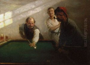 The Game Of Billiards by Otto Bache