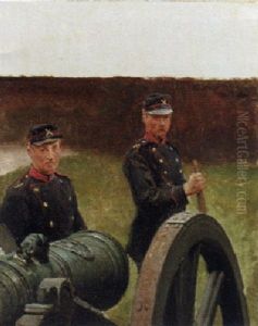 Artillery Soldiers by Otto Bache