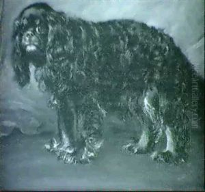Hundeportraet by Otto Bache