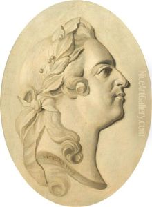 Portrait De Louis Xv En Empereur Laure