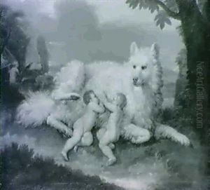 Le Berger Faustulus Decouvrant Romulus Et Remus Allaites Par La Louve