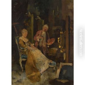 Der Maler Und Sein Modell by Hans Bachmann