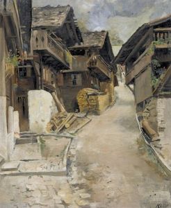 Strasse In Brienz