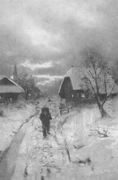 Dorf Im Winter - view 1