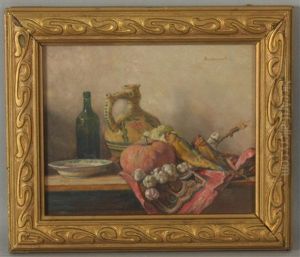 Stillleben by Karoly (Karl) Bachmann