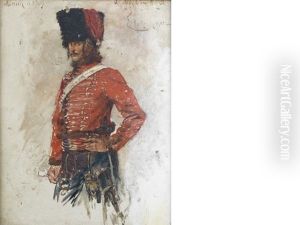Portrait Of A Soldier by Emmanuel Bachrach-Baree