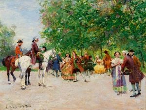 A Company In The Park by Emmanuel Bachrach-Baree