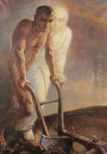 Mystical Ploughing by Rudolf Adamek