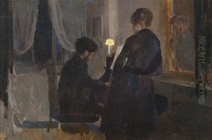 Musikk, Paris by Harriet Backer