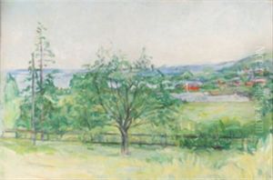 Fra Vollenbukten I Asker by Harriet Backer