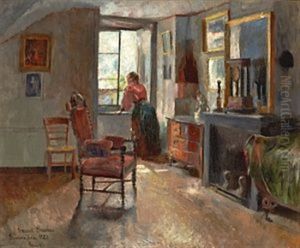 Pinseaften by Harriet Backer