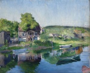 From Sandvikselven (the Sandvik River) by Harriet Backer