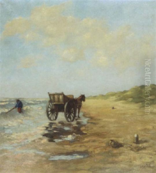 Krevettenfischer Am Strand - view 1