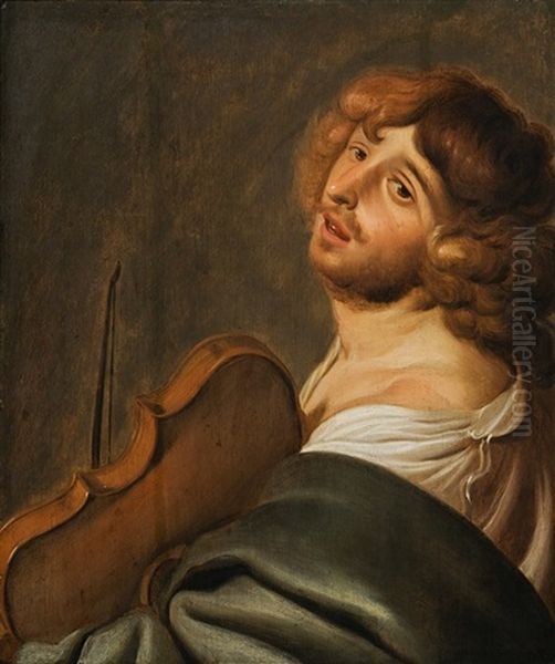 The Violin Player (allegory Of Hearing) - view 1