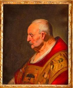 Portrait D'hippocrate De Profil by Jacob Adriaensz de Backer