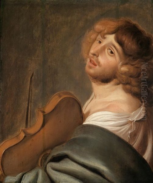 Der Violinspieler, Allegorie Des Gehors - view 1