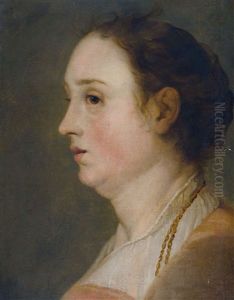 Portrait De Femme by Jacob Adriaensz de Backer