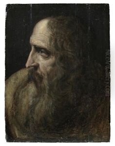 An Old Man, In Profile (study)