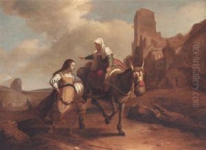 Ruth And Naomi by Jacob Adriaensz de Backer