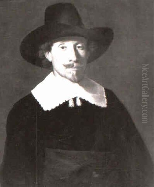 Portrait D'un Gentilhomme En Col Blanc - view 1