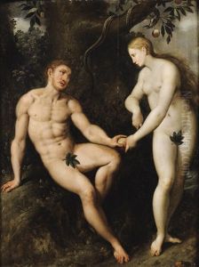 Adam Et Eve by Jacob De Backer
