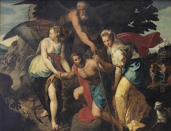 Allegory Of The Burden Of Old Age - view 1