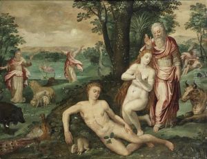 The Garden Of Eden by Jacob De Backer