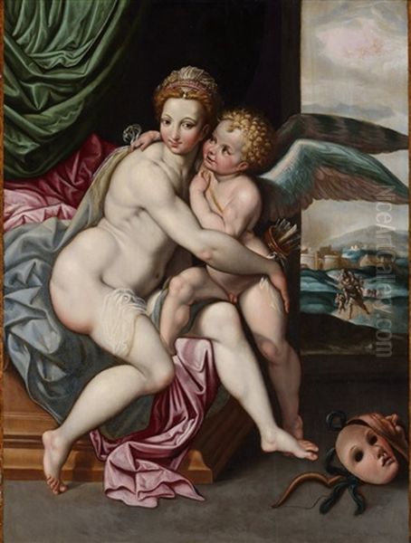 Venus With Cupid - view 1