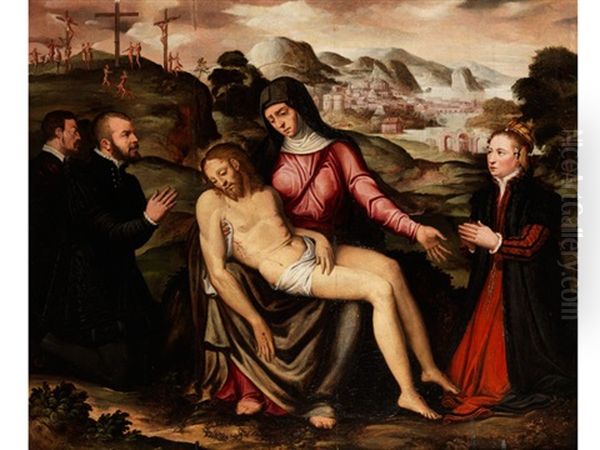 Pieta Mit Assistenzfiguren - view 1