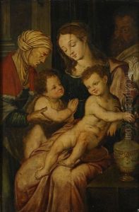 Heliga Familjen Och Johannes Doparen Heliga Familjen Och Johannes Doparen
