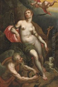 An Allegory Of Time Releasing Faith by Jacob De Backer