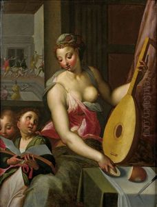 Allegorie De La Musique (collab. W/workshop) by Jacob De Backer