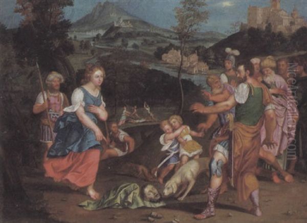 Alexander Der Grosse Weist Das Haupt Des Spitamenes Zuruck - view 1