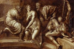 Susanna And The Elders by Jacob De Backer