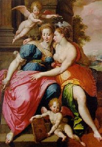 An Allegory Of Truth And Justice (the Psalm Of David, Lxxxiv, 10-11)