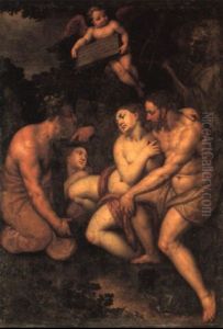 An Admonitory Allegory by Jacob De Backer
